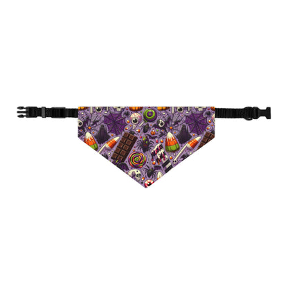 Halloween Pet Bandana Collar, Spooky Dog Accessory, Pet Costume, Fall Pet Fashion, Trick or Treat Gear