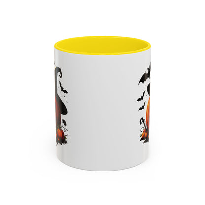 Halloween Pumpkin Accent Coffee Mug – Perfect for Fall, Autumn, Spooky Season, Gift for Coffee Lovers, Home Decor