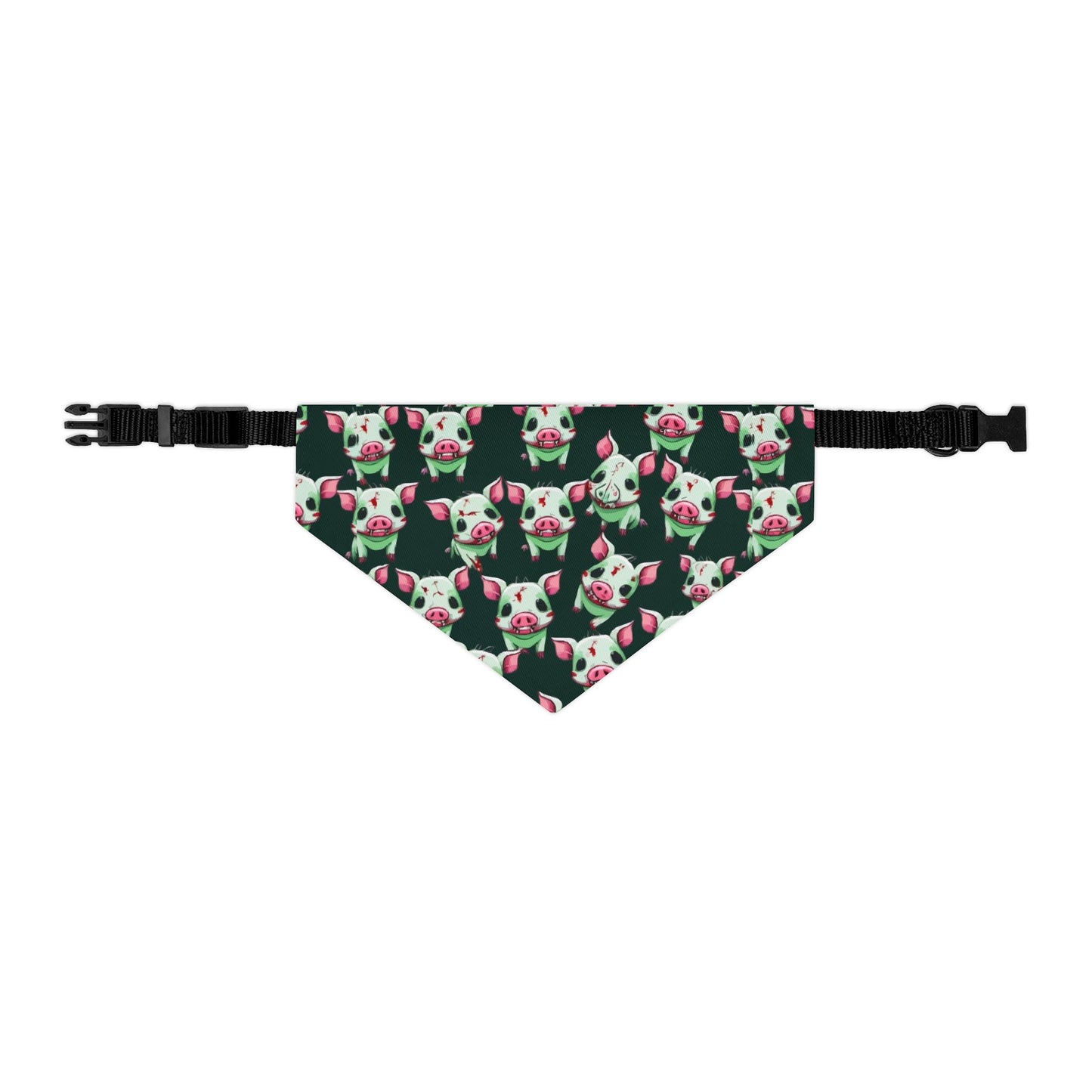 Cute Pig Print Dog Bandana Collar, Pet Accessory for Holidays, Dog Fashion, Cute Dog Gift, Fun Pet Apparel, Pet Birthday Party Decor