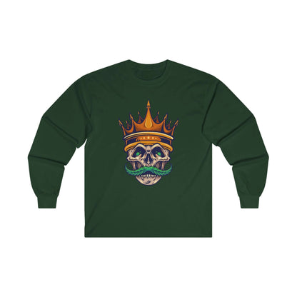 Gold Crown With Weed Mustache - Mleem