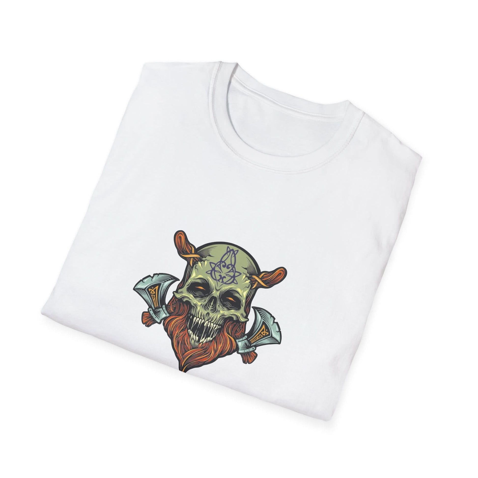 Viking Skull Warrior with Axe - Mleem