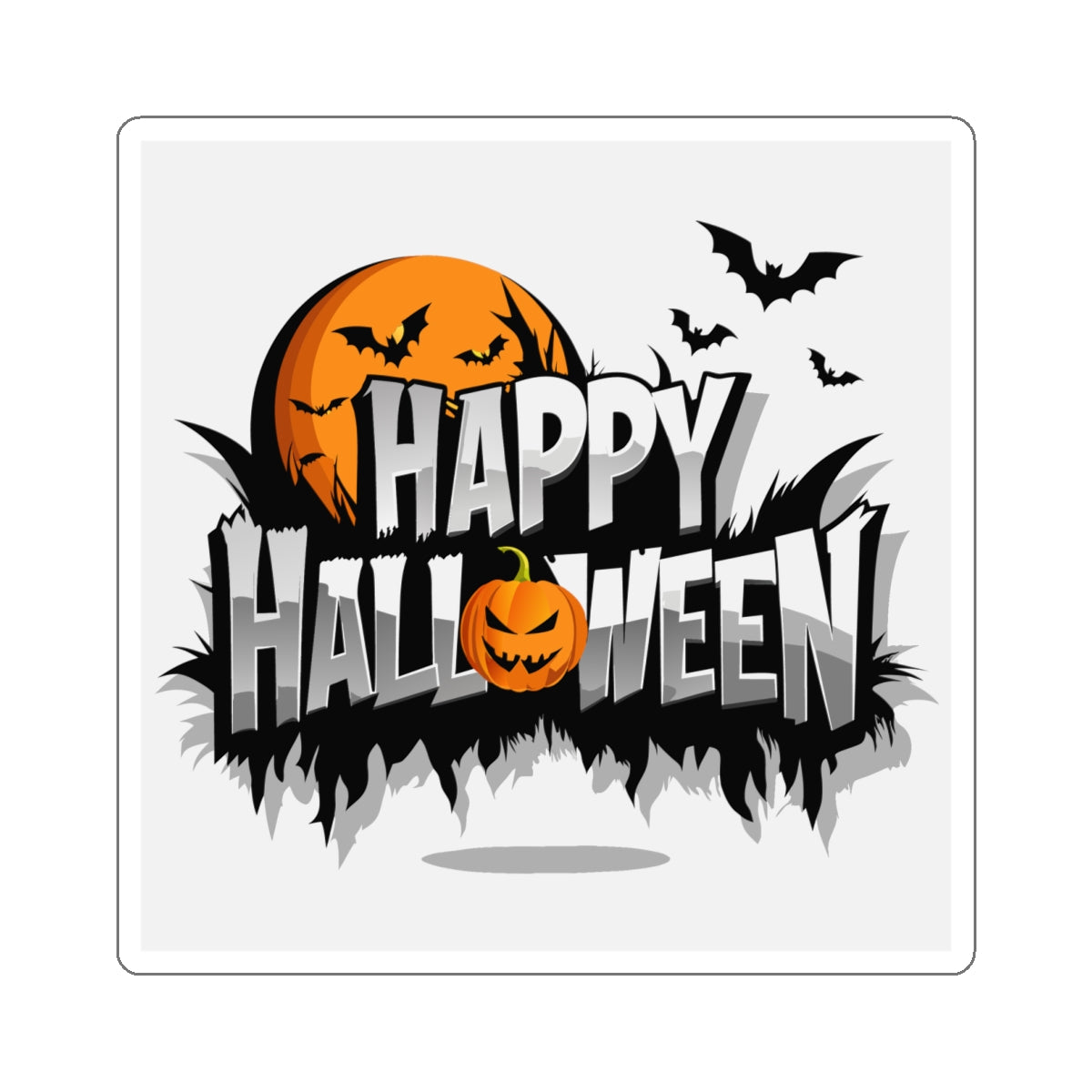 Halloween Die-Cut Stickers | Spooky Decor for Parties, Trick or Treat Goodies, Laptop Stickers, Spooky Vibes, Fall Celebrations
