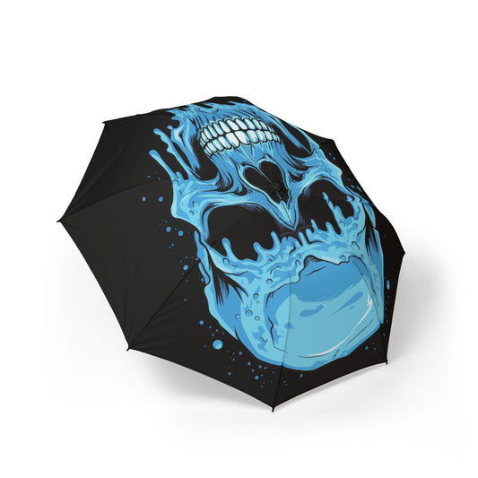 Unique Skull Design Umbrella | Semi-Automatic Foldable Umbrella for Rainy Days | Stylish Gift for Him/Her | Perfect for Festivals