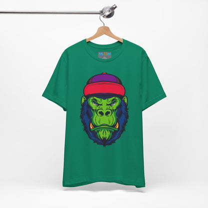 Vibrant Gorilla Graphic Tee - Unisex Short Sleeve T-Shirt
