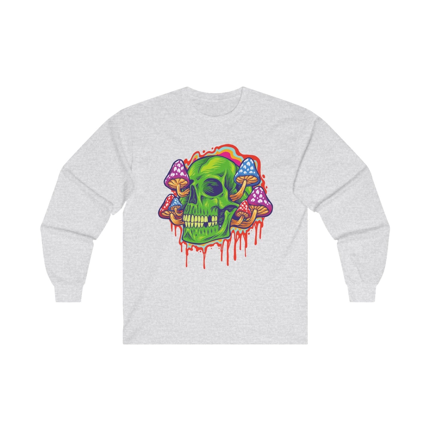 Psychedelic Mushroom Skull - Mleem