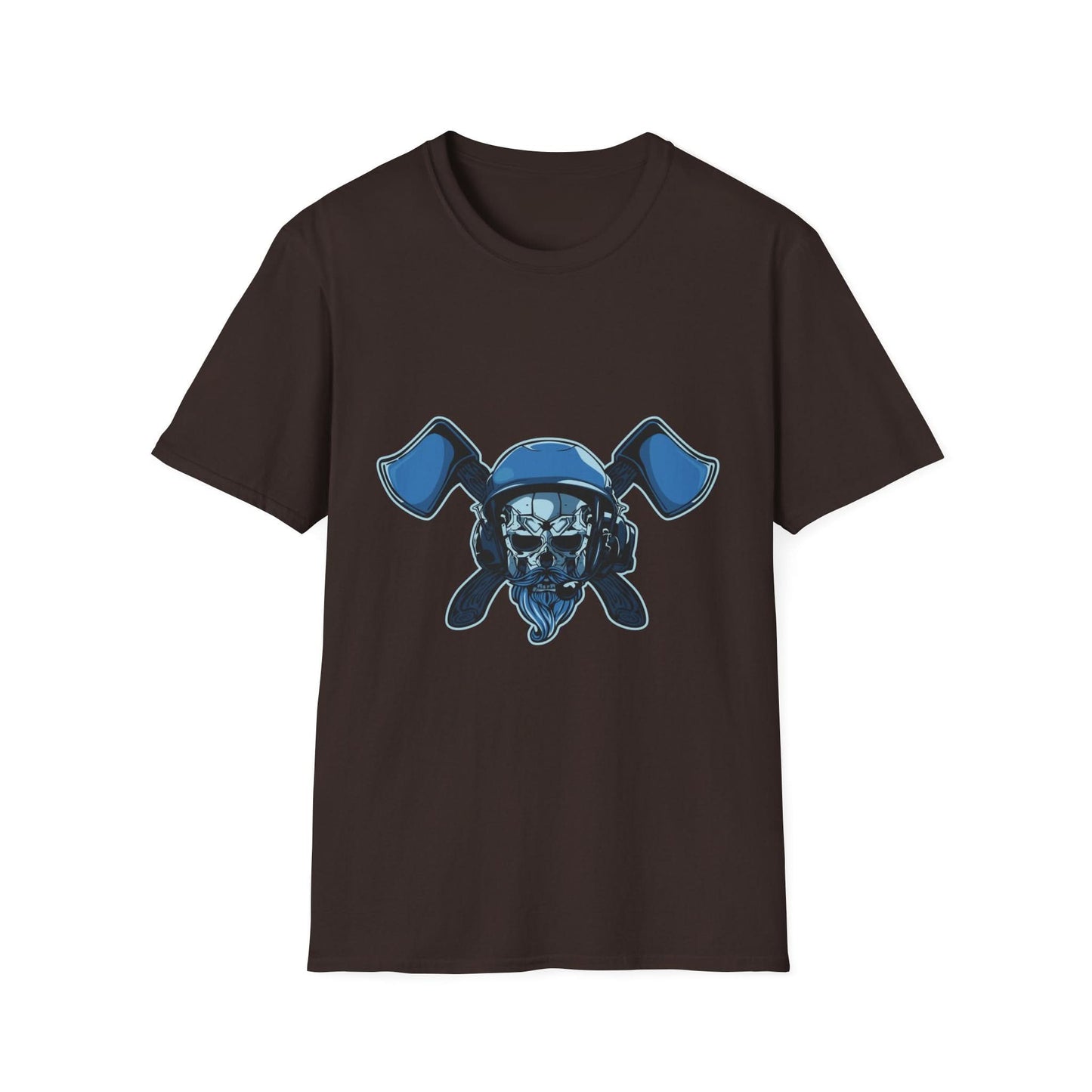 Bearded Skull With Ax - Mleem