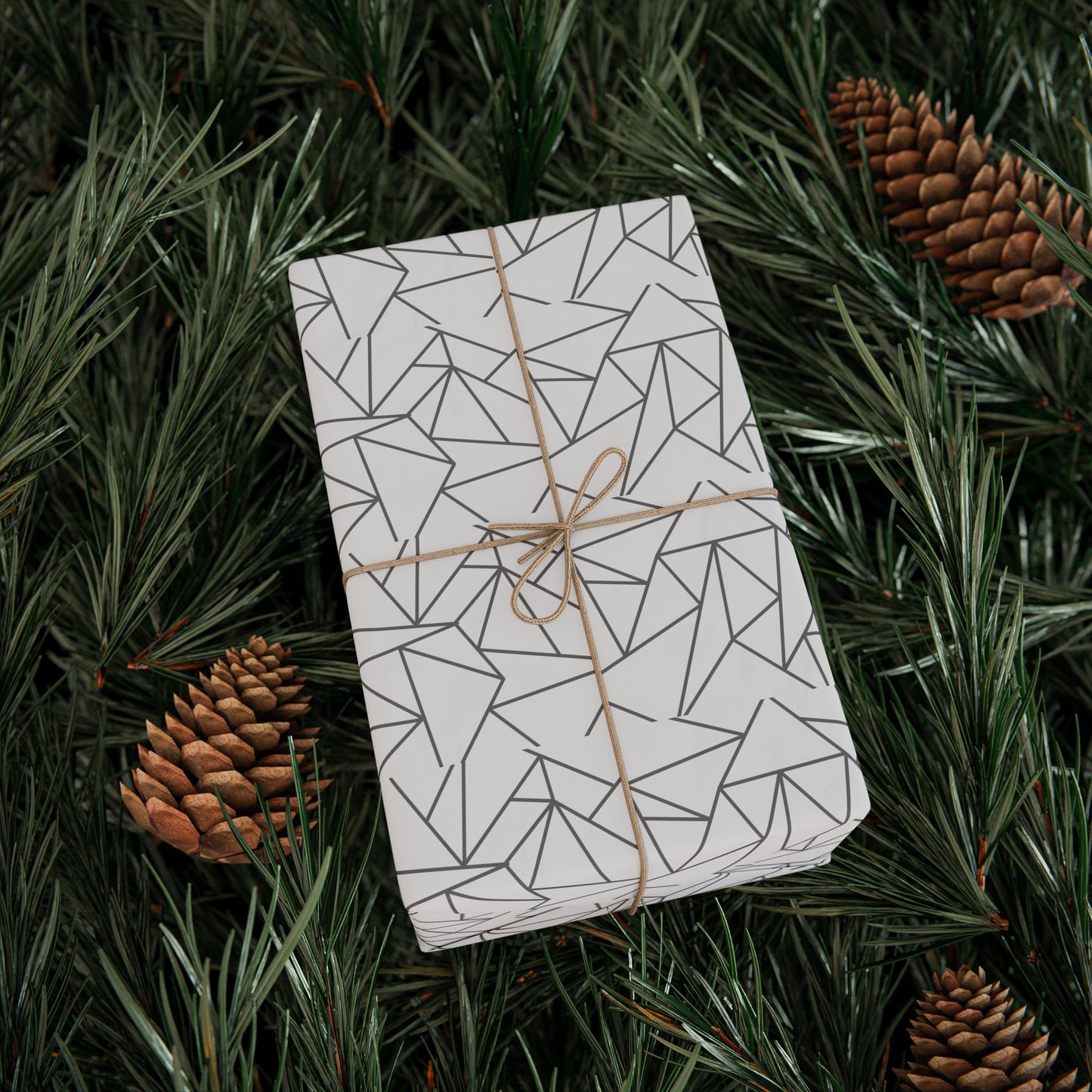 Stylish Geometric Wrapping Paper, Modern Gift Wrap, Minimalist Birthday, Holiday Packaging, Unique Present Decor, Craft Supplies