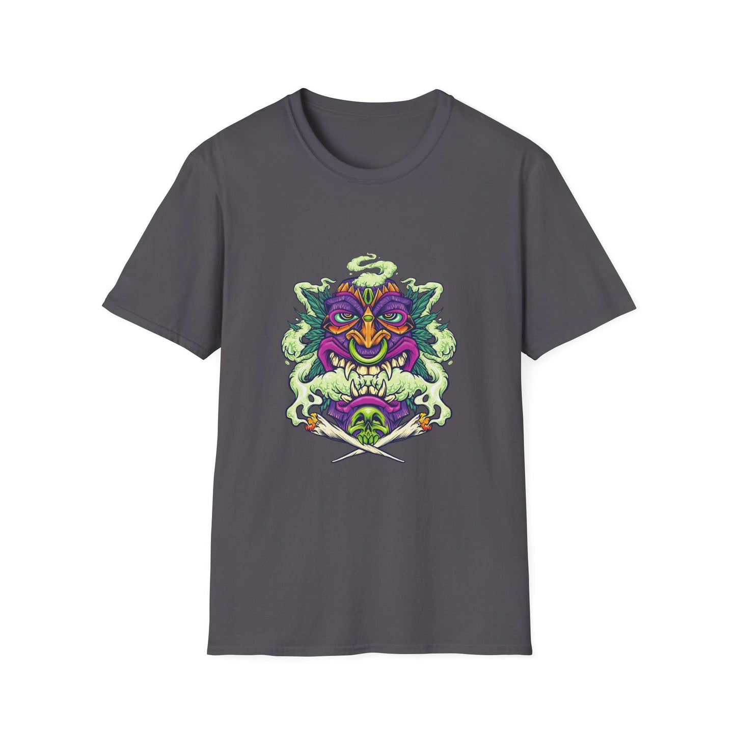 Smoking Hawaiian Tiki Weed Leaf - Mleem