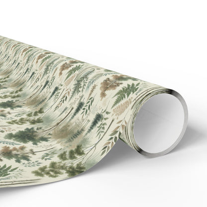 Nature-Inspired Wrapping Paper, Eco-Friendly Gift Wrap, Floral Gift Wrap, Holiday Gift Wrap, Sustainable Wrapping Paper
