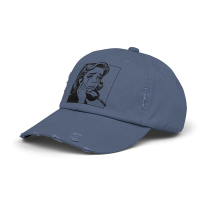 Vintage-Inspired Unisex Distressed Cap | Casual Style Hat for Everyday Wear, Perfect for Gift-Giving, Outdoor Activities, and More!