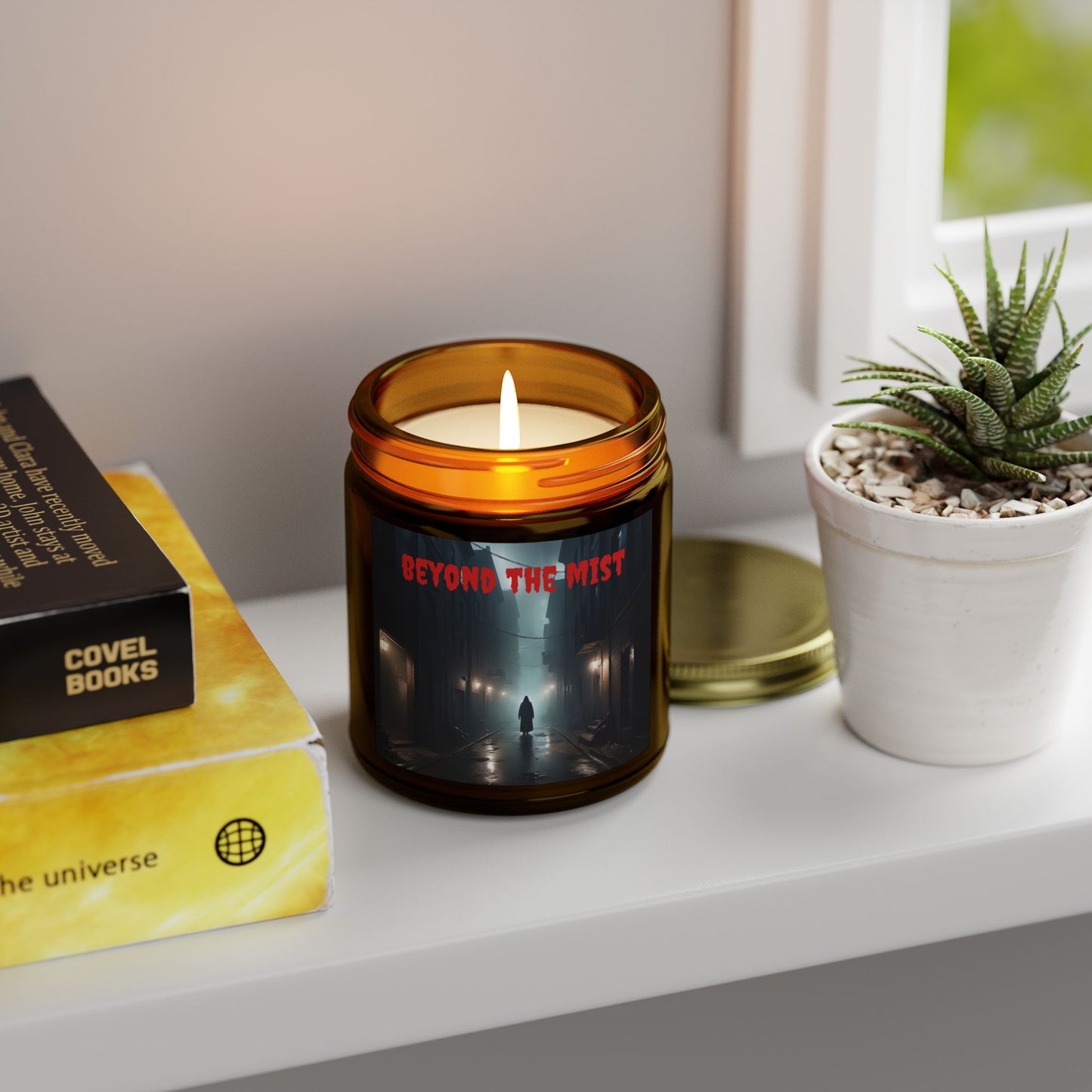 Scented Candles, Beyond the Mist, Home Decor, Relaxation, Gifts for Her, Cozy Vibes, Aromatherapy, Unique Candle