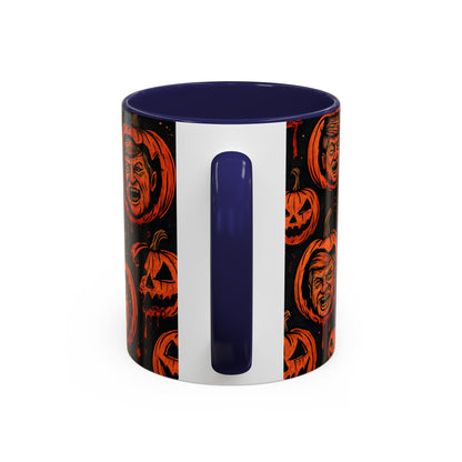 Spooky Pumpkin Faces Coffee Mug | Halloween Gifts, Funny Coffee Cup, Whimsical Mug, Holiday Decor, Unique Gifts