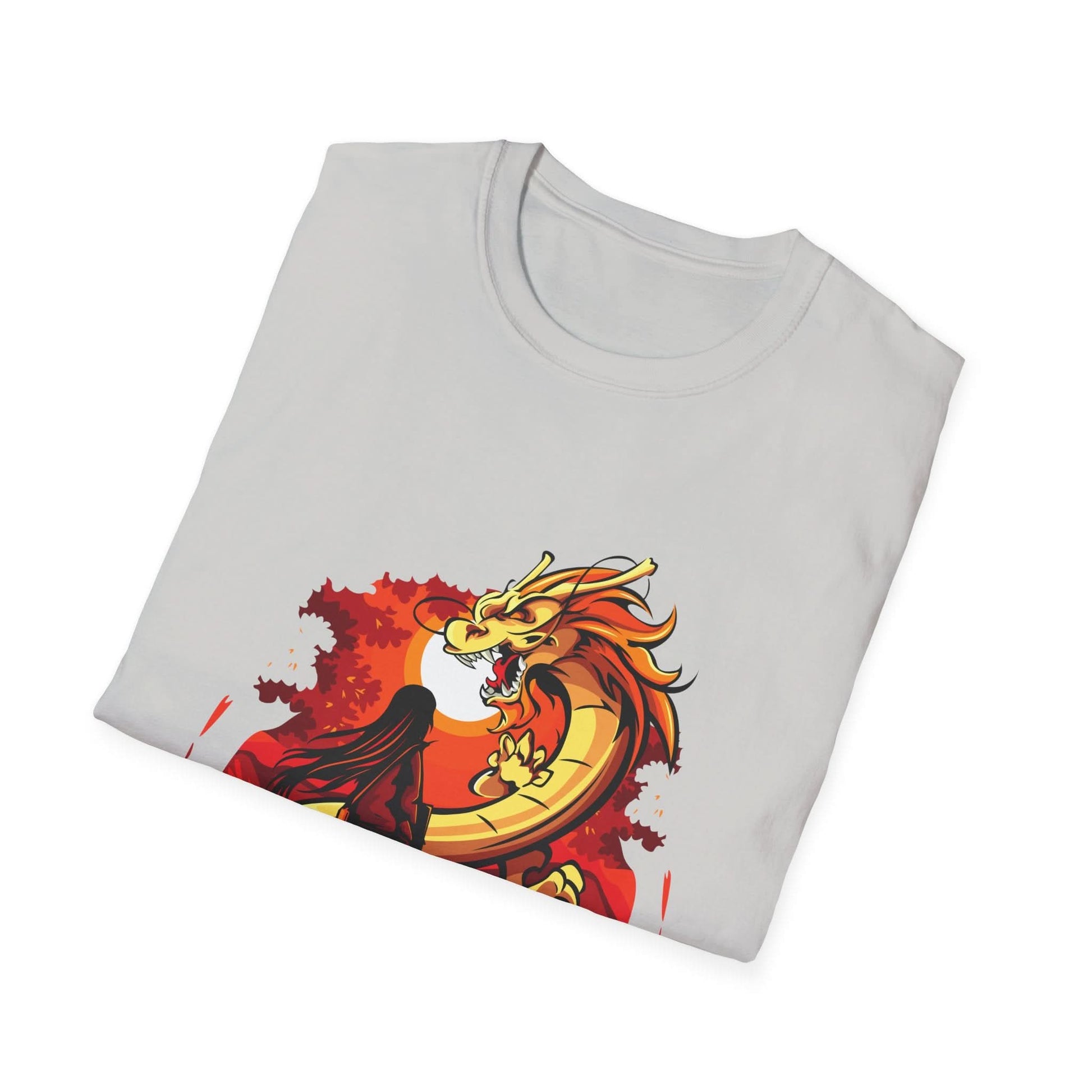 Girl Facing A Dragon - Mleem