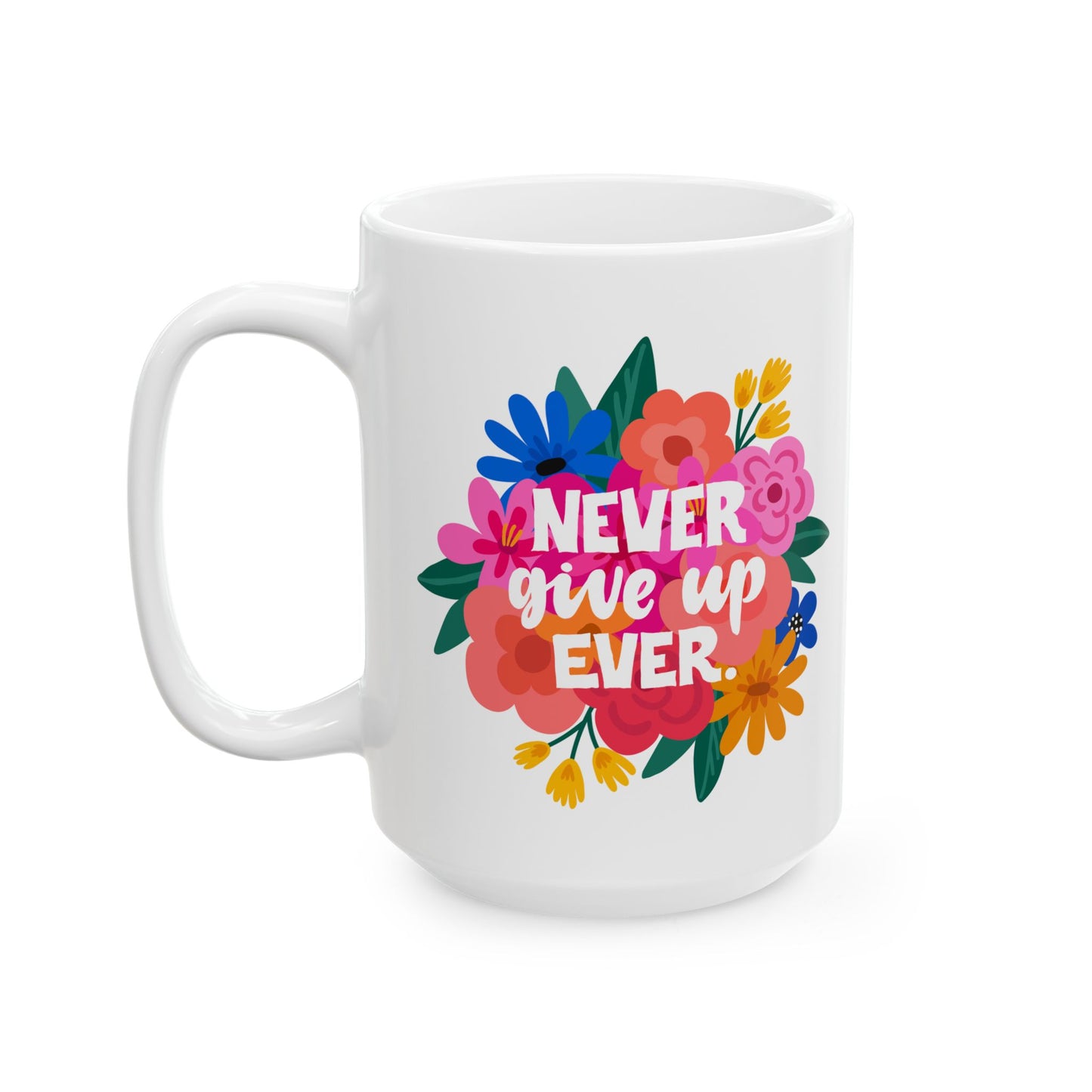 Floral Ceramic Mug - MLEEM