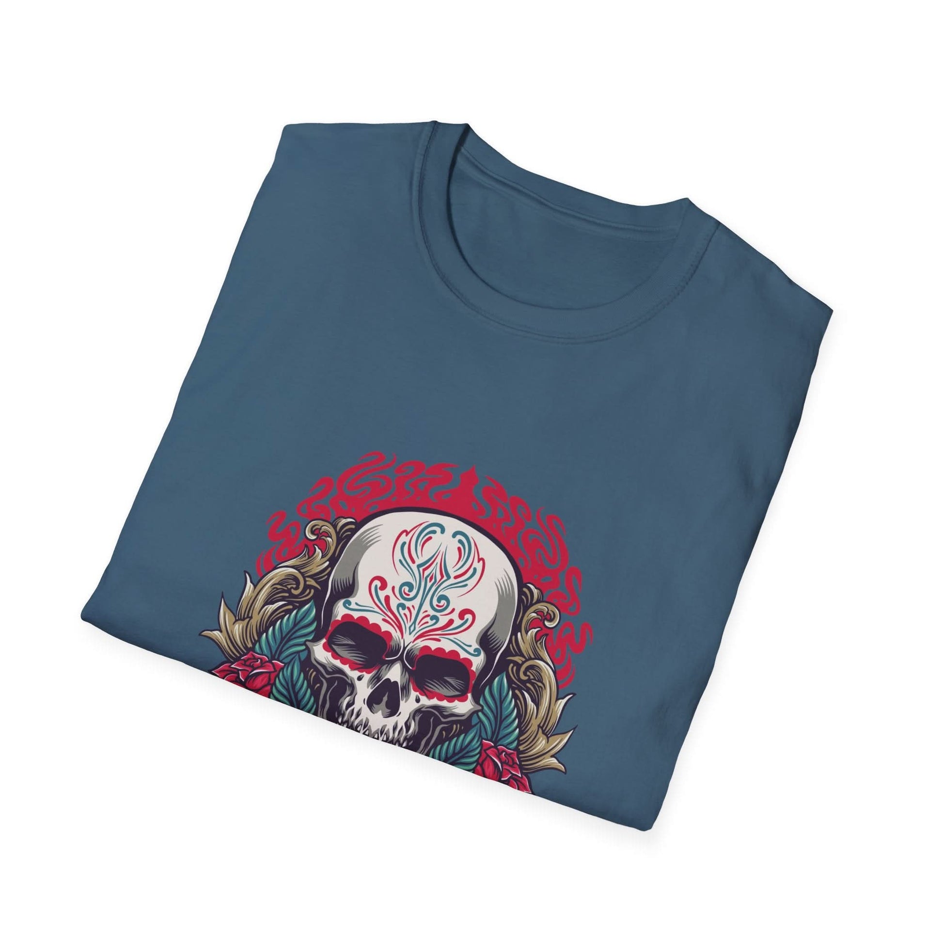 Skull Illustration Dia de Los Muertos - Mleem