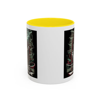 Gothic Skeleton Coffee Mug - Perfect for Halloween Decor, Gift for Skaters, Unique Drinkware, Spooky Vibe, 11 & 15oz Options