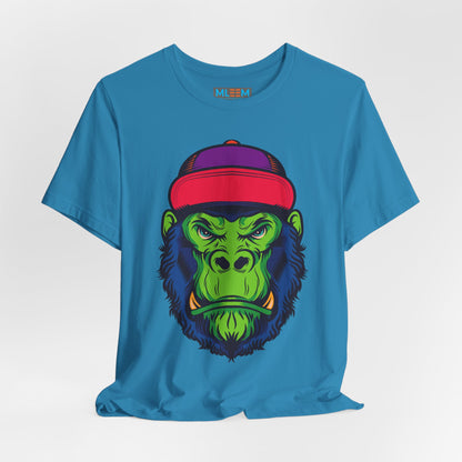 Vibrant Gorilla Graphic Tee - Unisex Short Sleeve T-Shirt