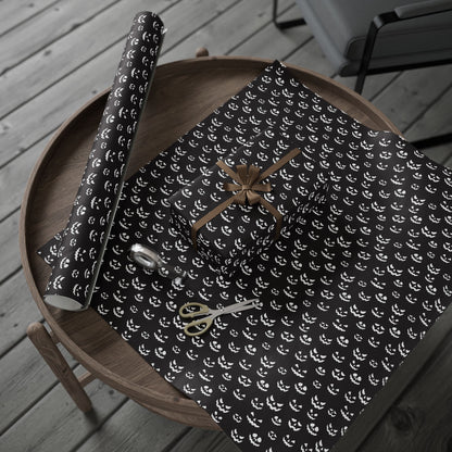 Spooky Halloween Wrapping Paper Roll, Unique Gift Wrap for Halloween Parties, Trick or Treat, Scary Decor, Ghostly Presents