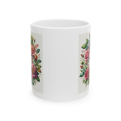 Floral Ceramic Mug