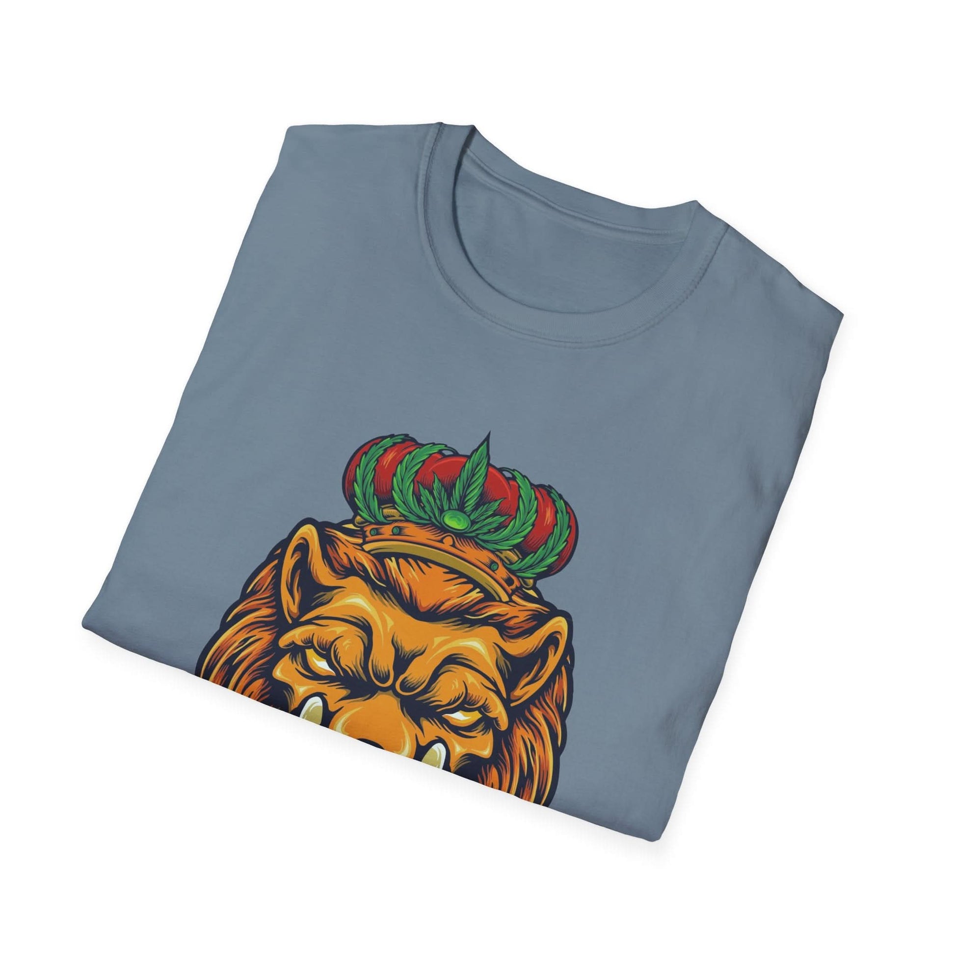 Angry Lion Head with Crown - Mleem