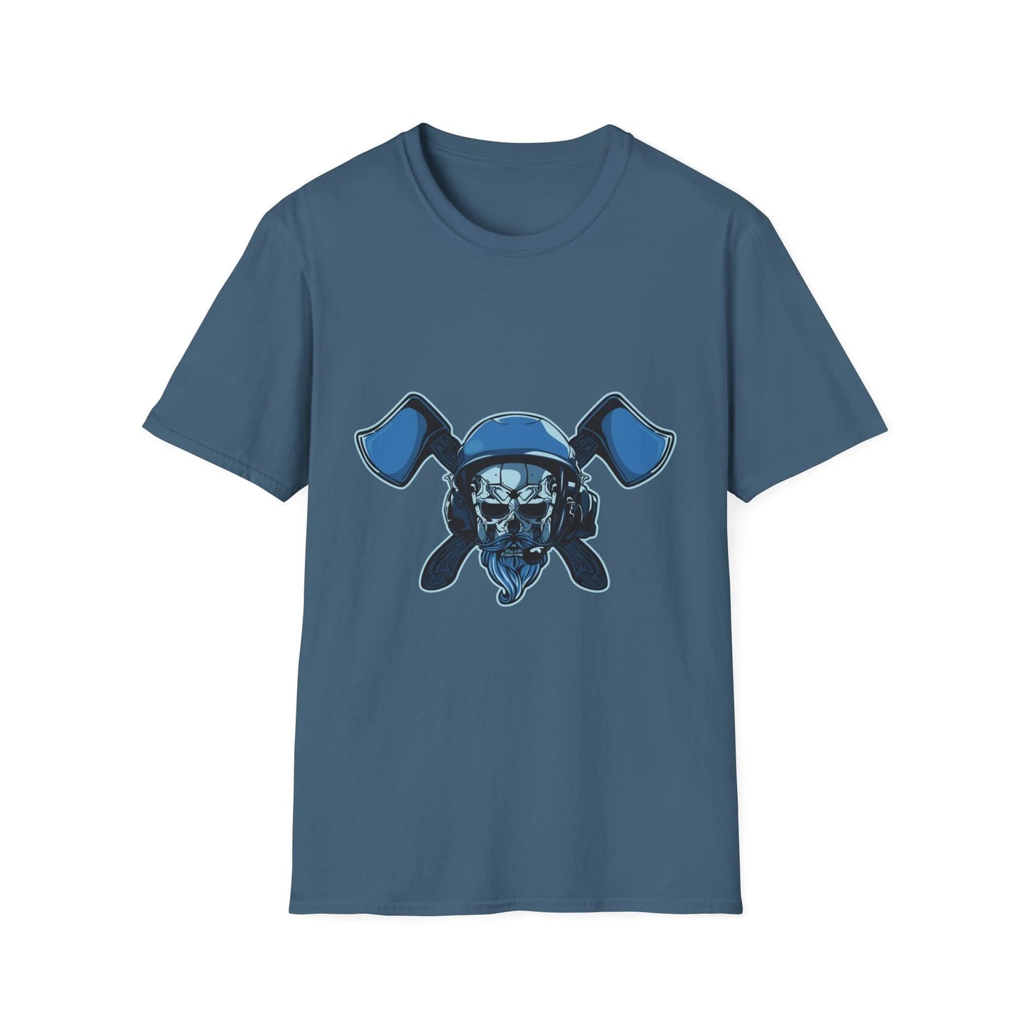 Bearded Skull With Ax - Mleem