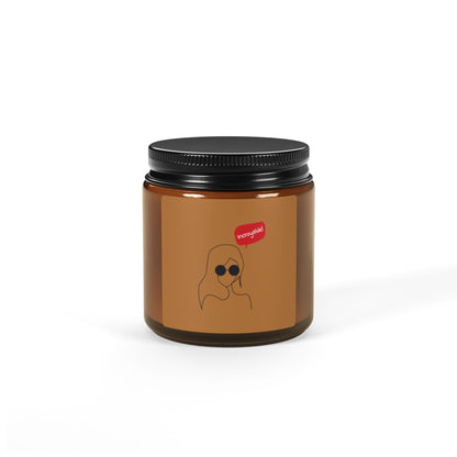 Scented Soy Candle with Stylish Design, Home Decor, Gifts