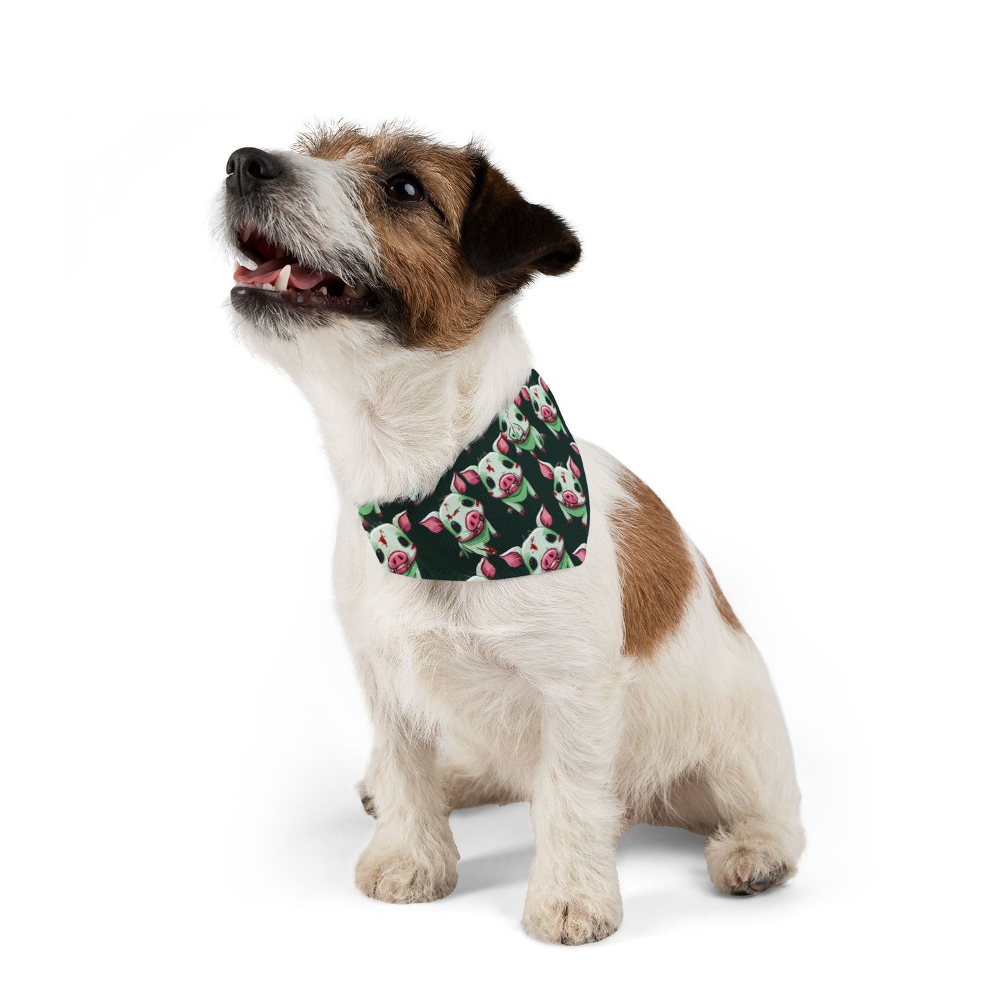 Cute Pig Print Dog Bandana Collar, Pet Accessory for Holidays, Dog Fashion, Cute Dog Gift, Fun Pet Apparel, Pet Birthday Party Decor