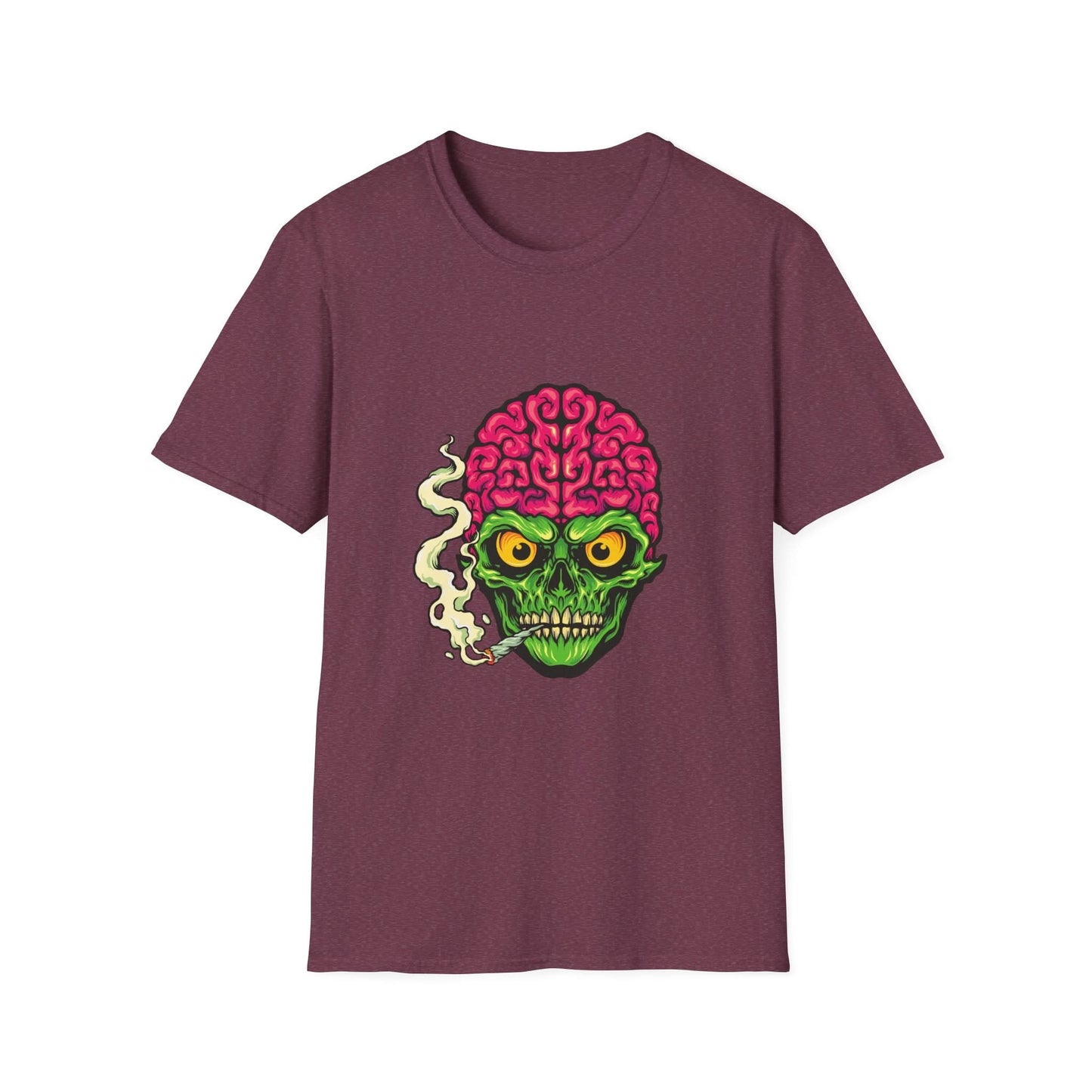 Smoking Skull Weed Cigarette Mascot - Mleem