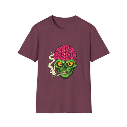 Smoking Skull Weed Cigarette Mascot - Mleem