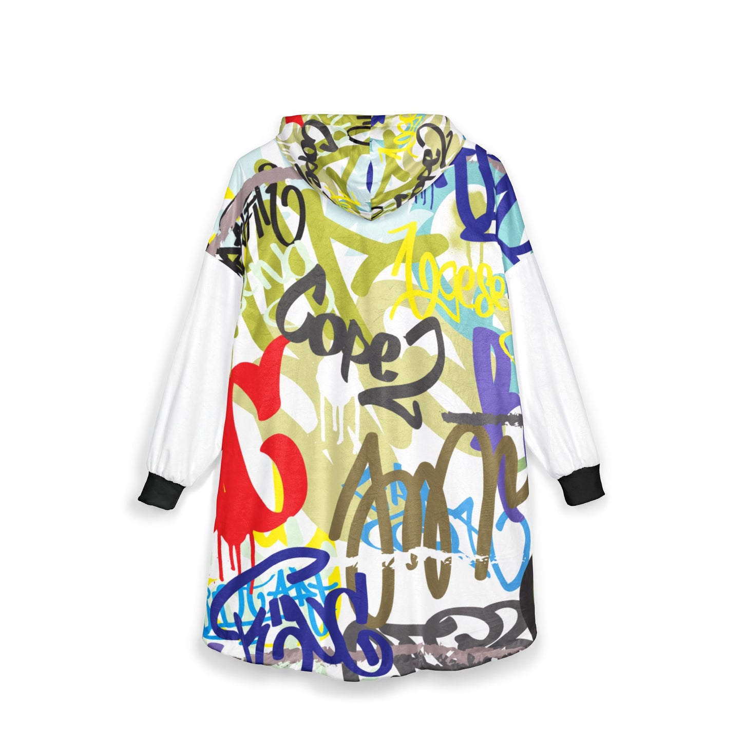 Urban Graffiti Unisex Hooded Blanket