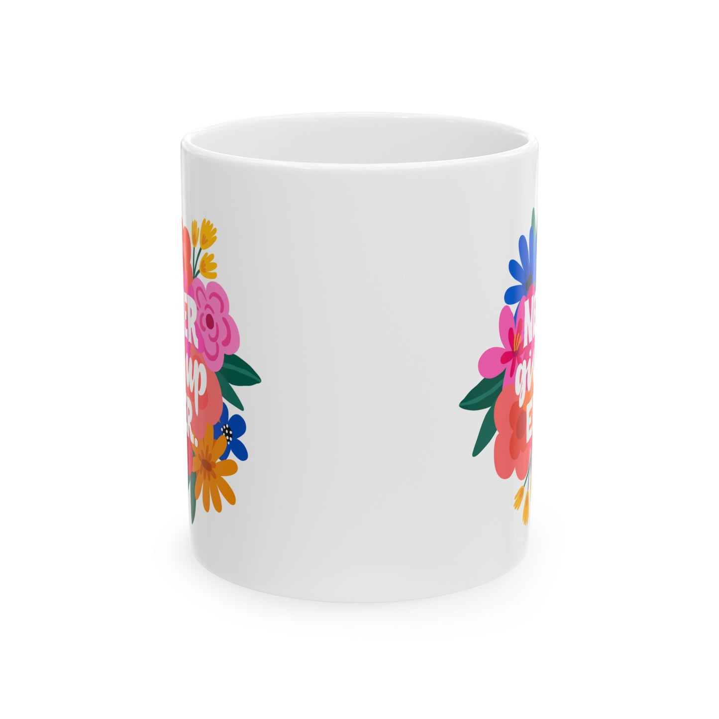 Floral Ceramic Mug - MLEEM