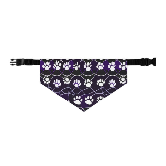Paw Print Pet Bandana Collar for Dogs, Adorable Dog Accessory, Cute Pet Fashion, Holiday Gift for Pet Lovers, Adjustable and Stylish
