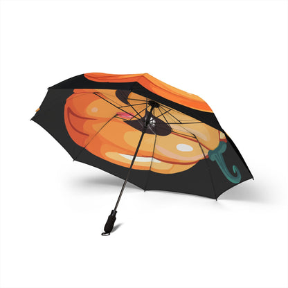 Cute Pumpkin Design Umbrella, Autumn Rain Gear, Halloween Accessory, Cute Gift for Fall, Child-Friendly Rain Protection