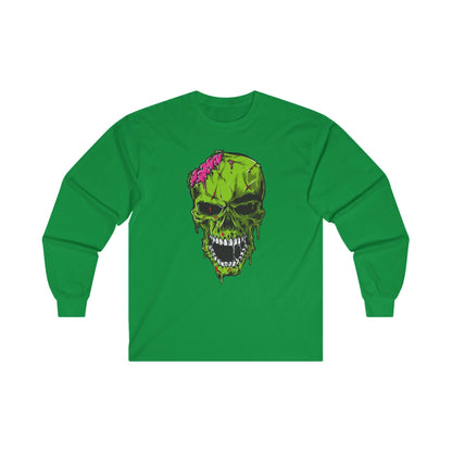 Scary Zombie Head Illustration - Mleem