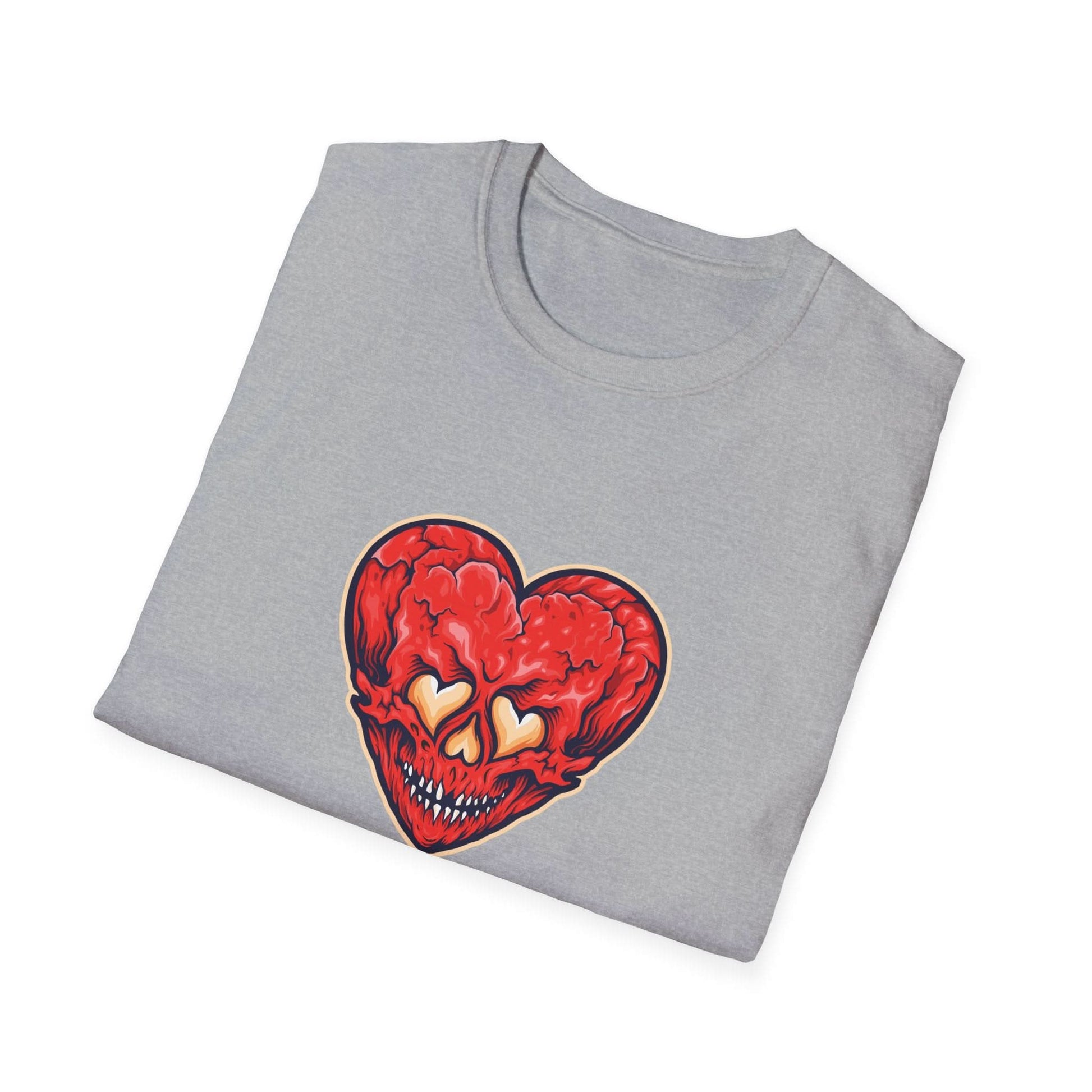 Cracked Heart Love Skull - Mleem