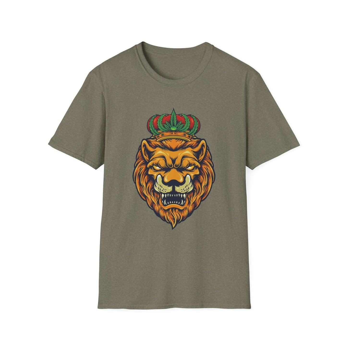 Angry Lion Head with Crown - Mleem