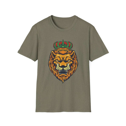 Angry Lion Head with Crown - Mleem