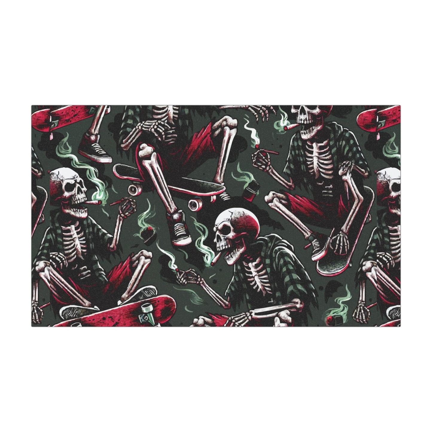 Skeleton Skateboard Car Magnets | Fun Halloween Decor, Unique Gift for Skaters, Auto Accessories, Quirky Home Decor