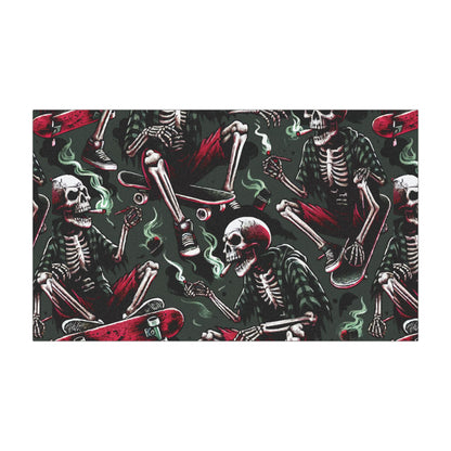 Skeleton Skateboard Car Magnets | Fun Halloween Decor, Unique Gift for Skaters, Auto Accessories, Quirky Home Decor