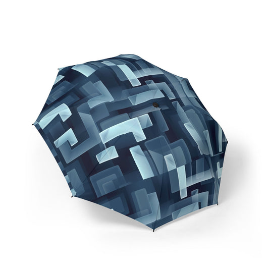 Stylish Semi-Automatic Foldable Umbrella, Compact Rain Gear, Artistic Canopy, Perfect Gift for Rainy Days, Fashionable Weather Protection