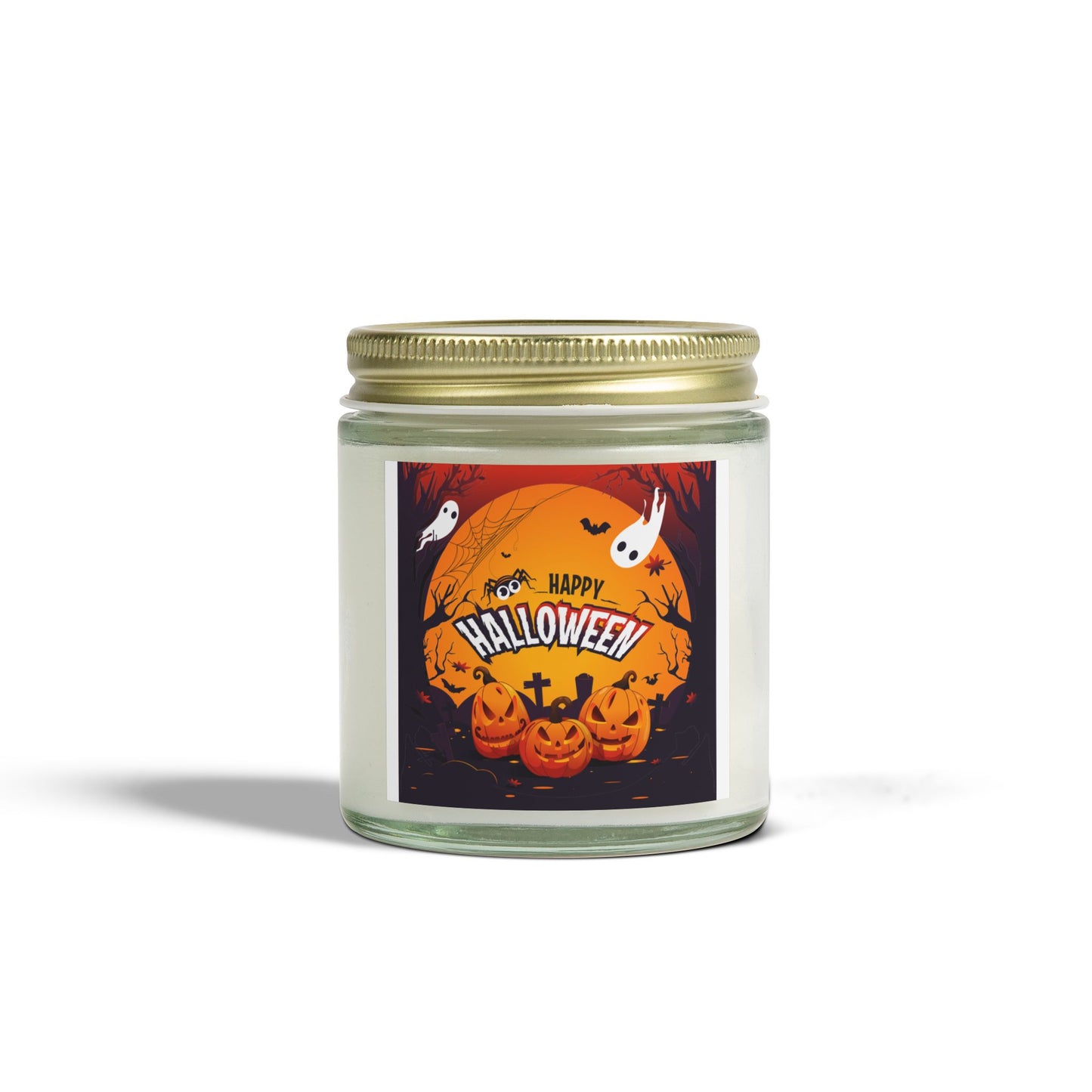 Halloween Scented Candles, Pumpkin Spice Aroma, Fall Decor, Home Fragrance, Gift Idea