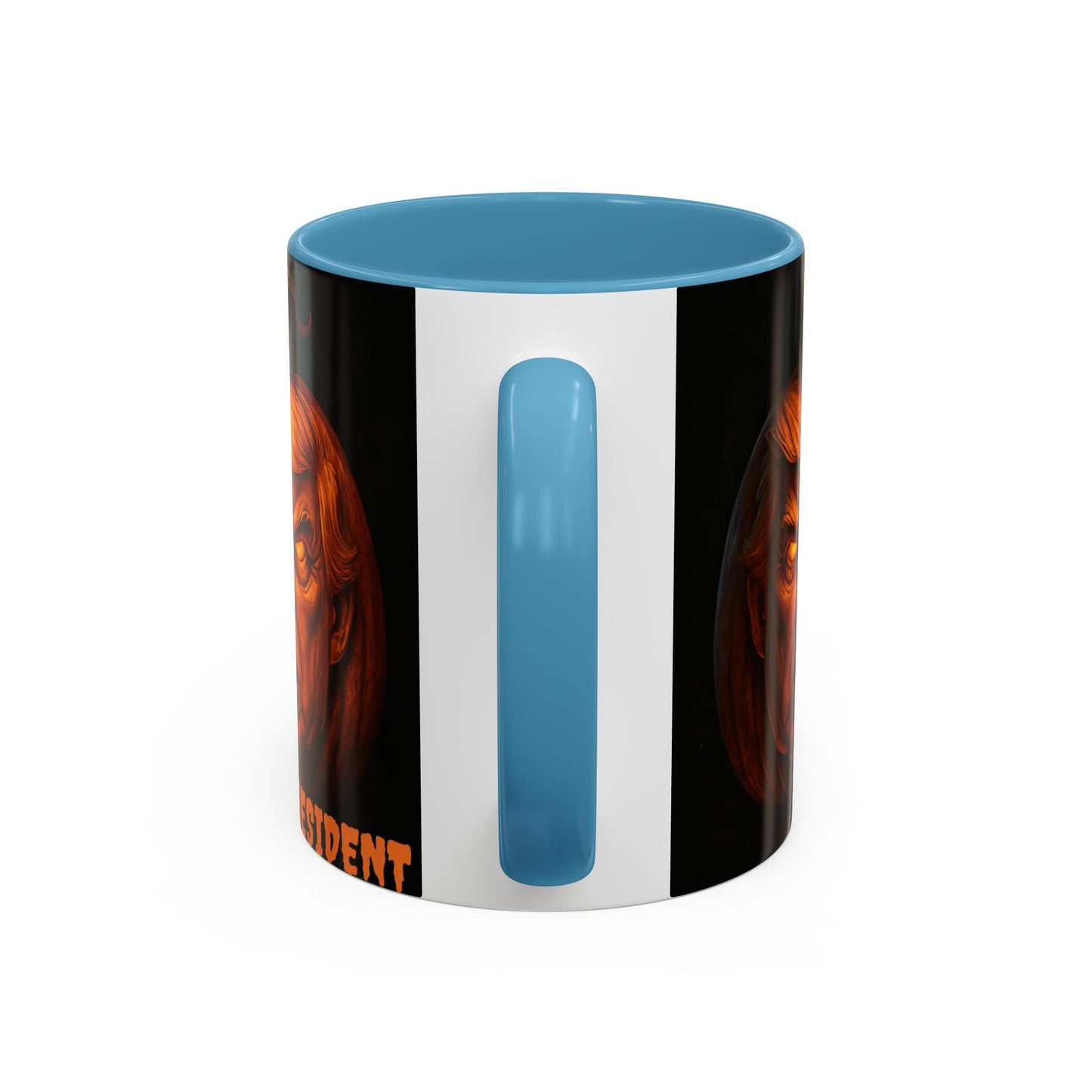 Halloween Pumpkin President Mug, Fun Gift for Coffee Lovers, Spooky Decor, Trick or Treat, Autumn Vibes, Unique Collectible