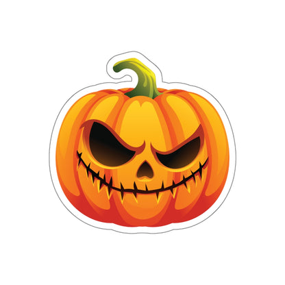 Spooky Pumpkin Die-Cut Stickers | Halloween Decor, Laptop Stickers, Fun Gifts, Seasonal Accessories, Trick or Treat Essentials