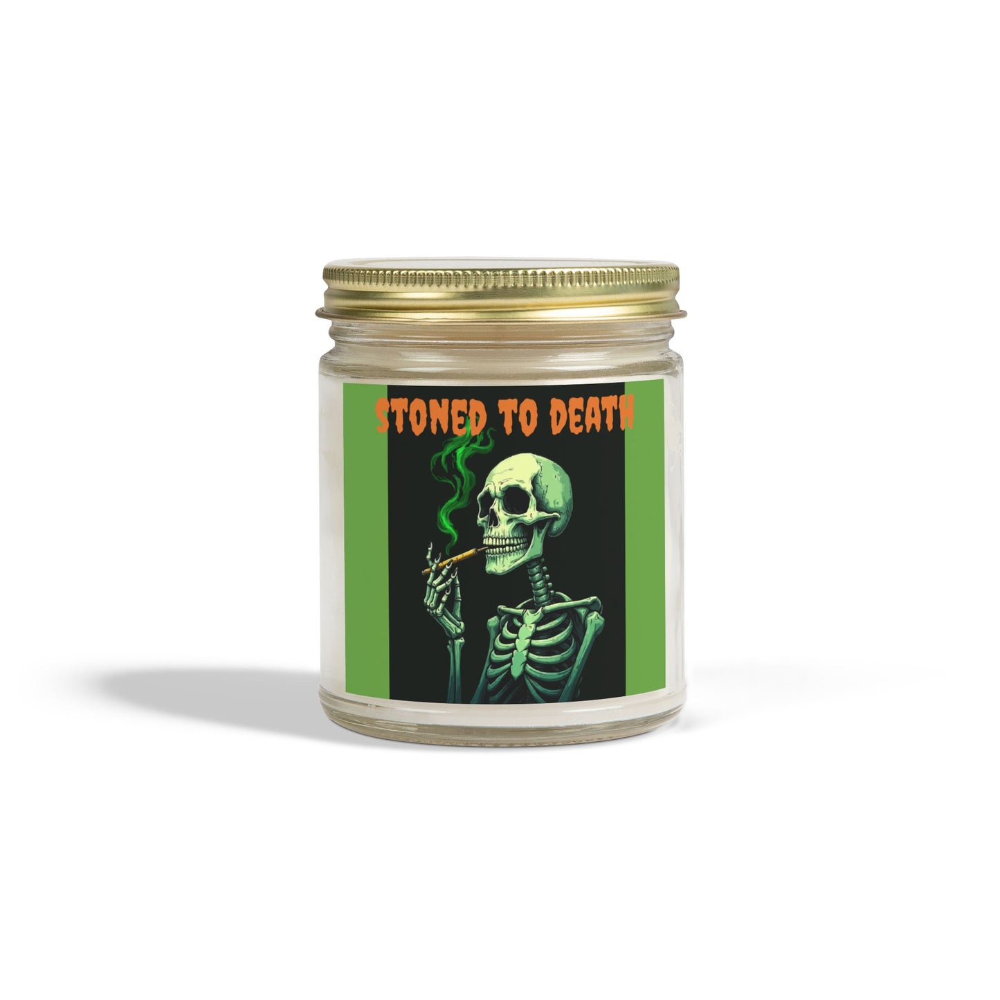 Spooky Scented Candle - 'Stoned to Death', Halloween Decor, Gift for Adults, Home Fragrance, Party Favor, Relaxation