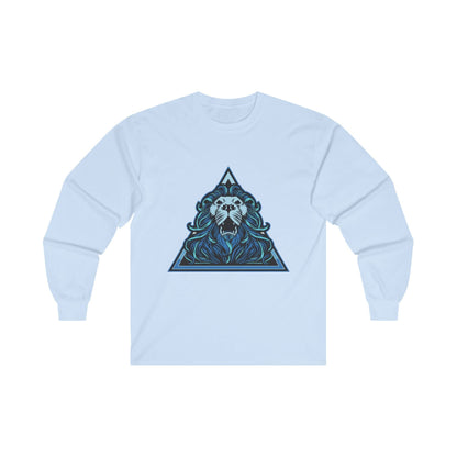 Lion Head in Blue Triangle - Mleem