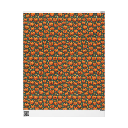 Festive Wrapping Paper Roll, Halloween Gift Wrap, Party Supplies, Fall Celebration, Eco-Friendly Wrapping Paper