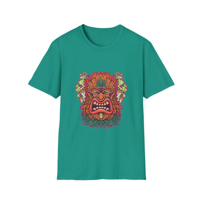 Tiki Leaf Weed Mascot with Smoke - Mleem