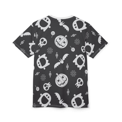 Gothic Joker Graphic Tee, Spooky Casual Shirt, Unisex Halloween Apparel, Unique Gift for Fans, Festival Wear, Dark Aesthetic