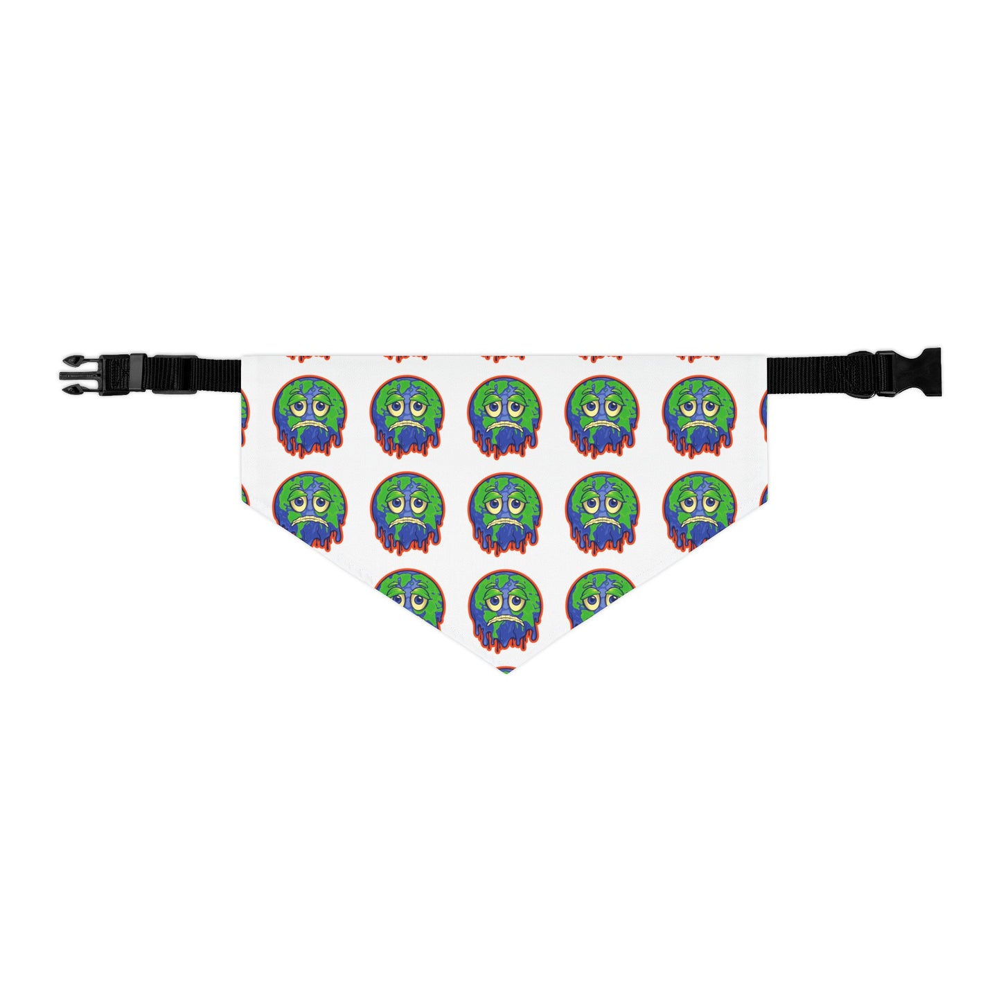 Pet Bandana Collar with Colorful Monster Design - Cute Dog Accessory for Halloween, Pet Costume, Dog Fashion, Dog Party, Puppy Gift