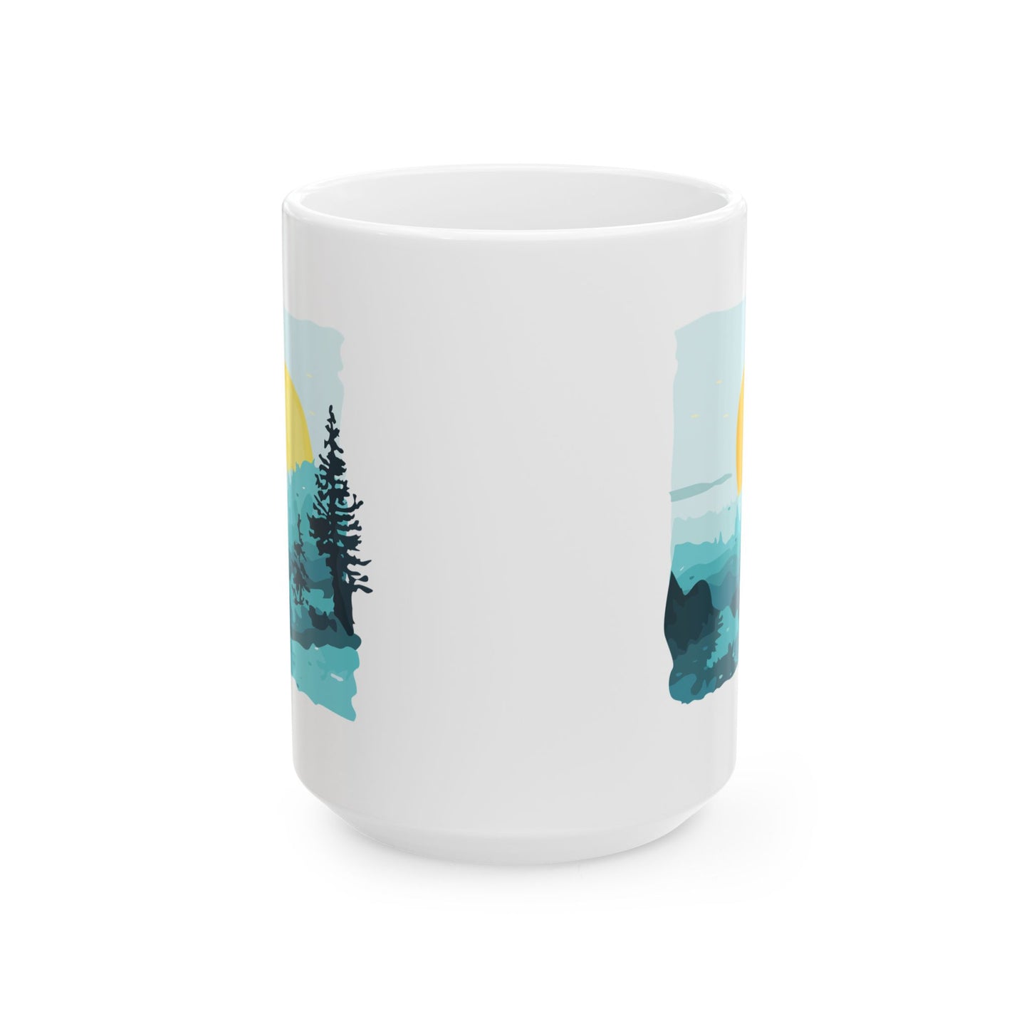 Nature-Inspired Ceramic Mug